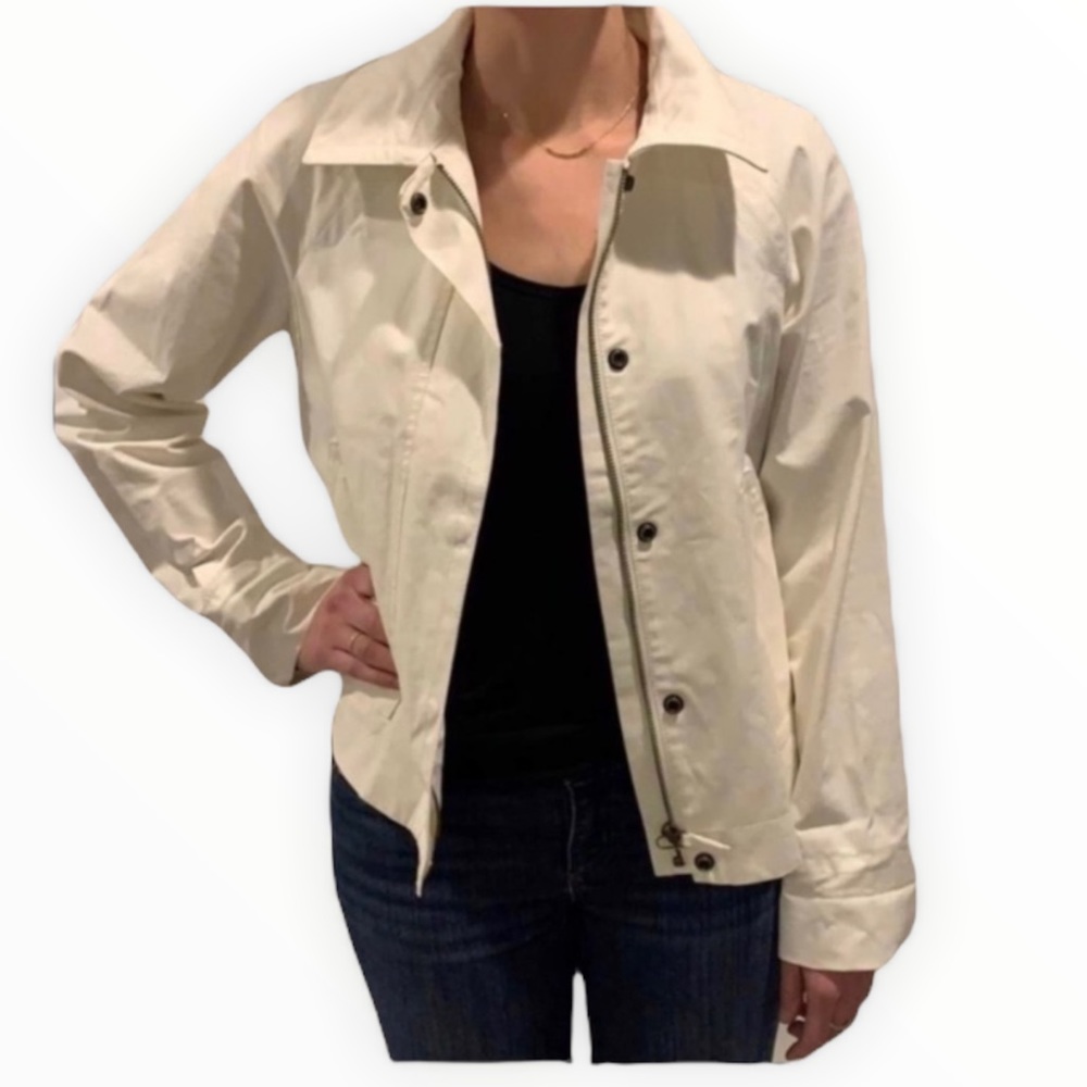 🍋5/$25 J. Crew Nautical White Jacket